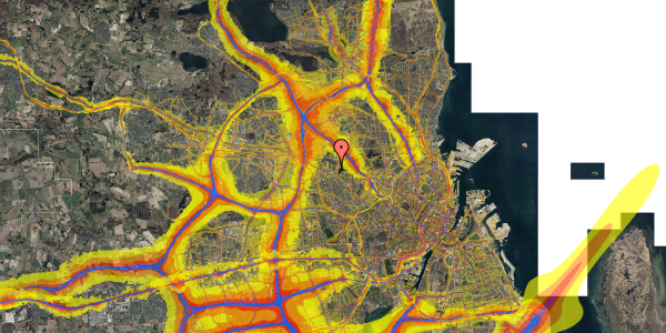 Trafikstøjkort på Kobbelvænget 28, st. th, 2700 Brønshøj