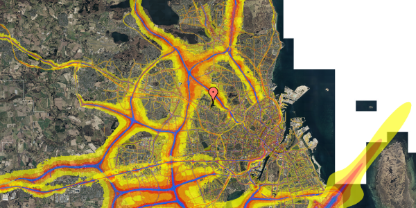 Trafikstøjkort på Kobbelvænget 46, st. th, 2700 Brønshøj