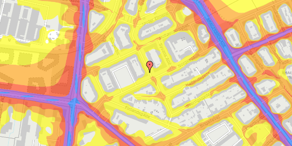 Trafikstøjkort på Kongedybet 26, st. th, 2300 København S