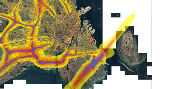 Trafikstøjkort på Kongovej 31, st. th, 2300 København S