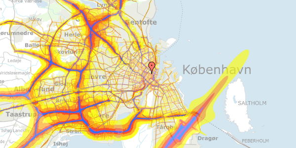 Trafikstøjkort på Kultorvet 16, 1. , 1175 København K