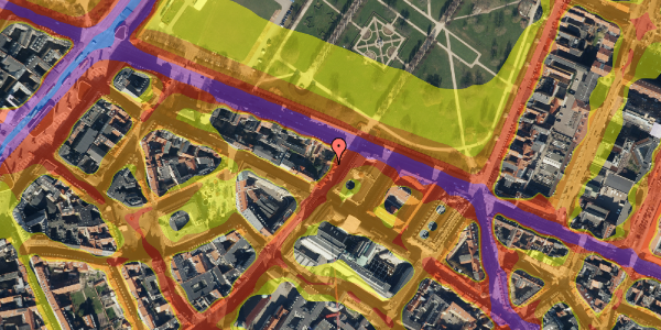 Trafikstøjkort på Landemærket 51, kl. , 1119 København K