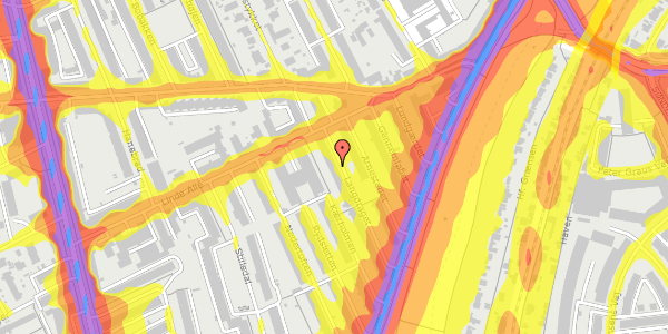 Trafikstøjkort på Langdraget 25, 2. th, 2720 Vanløse