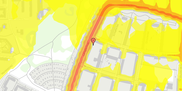 Trafikstøjkort på Langhusvej 22, st. th, 2700 Brønshøj