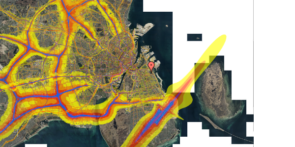 Trafikstøjkort på Lemberggade 12, 4. th, 2300 København S