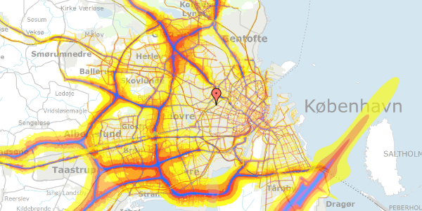 Trafikstøjkort på Limfjordsvej 16, st. , 2720 Vanløse