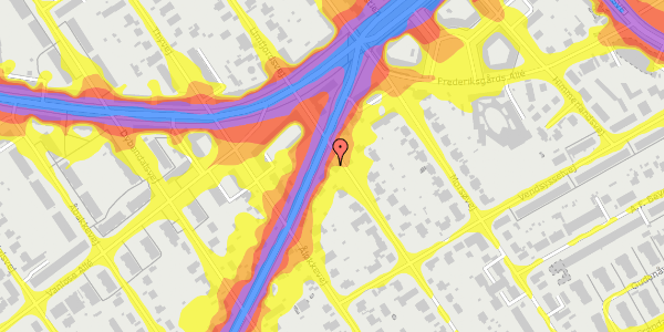 Trafikstøjkort på Limfjordsvej 29, 2720 Vanløse