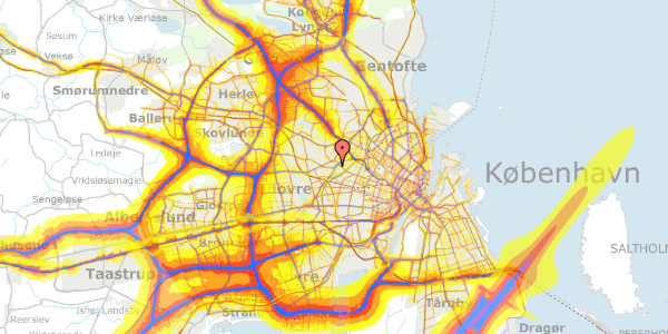 Trafikstøjkort på Limfjordsvej 44, 1. , 2720 Vanløse