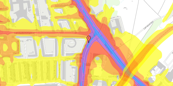 Trafikstøjkort på Lygten 63, st. tv, 2400 København NV