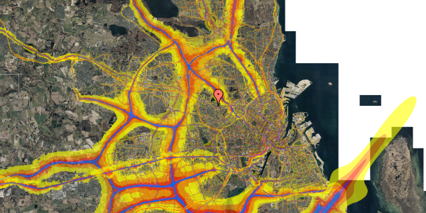 Trafikstøjkort på Løvetandsvej 8, 3. th, 2700 Brønshøj