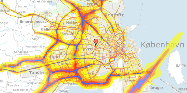 Trafikstøjkort på Løvholmen 1, 2720 Vanløse