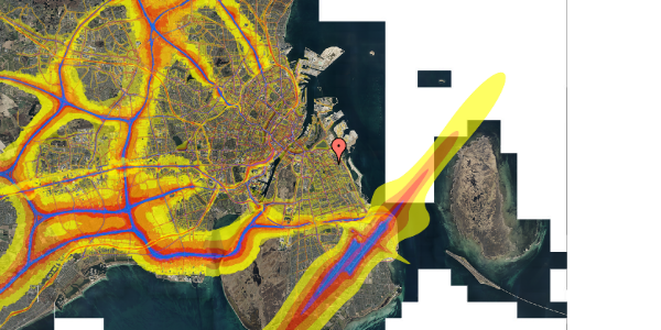 Trafikstøjkort på Messinavej 4, 2. 9, 2300 København S