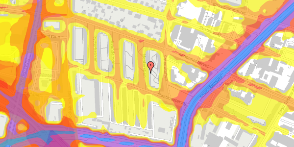 Trafikstøjkort på Mesterstien 8, st. th, 2400 København NV