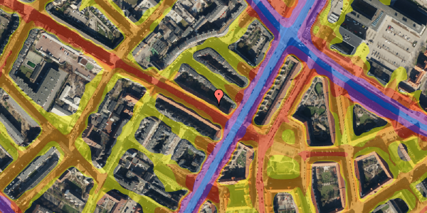 Trafikstøjkort på Mimersgade 6, st. th, 2200 København N