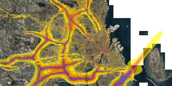 Trafikstøjkort på Morsøvej 10, st. 3, 2720 Vanløse