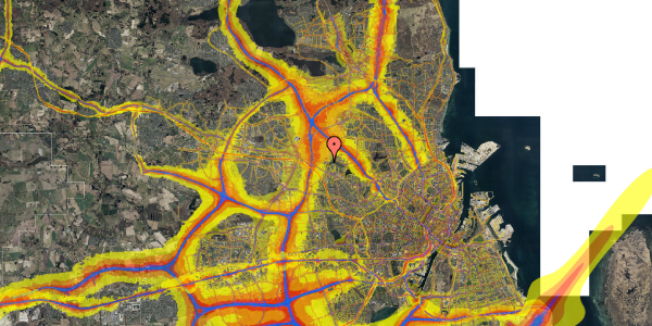 Trafikstøjkort på Muldager 18, st. tv, 2700 Brønshøj