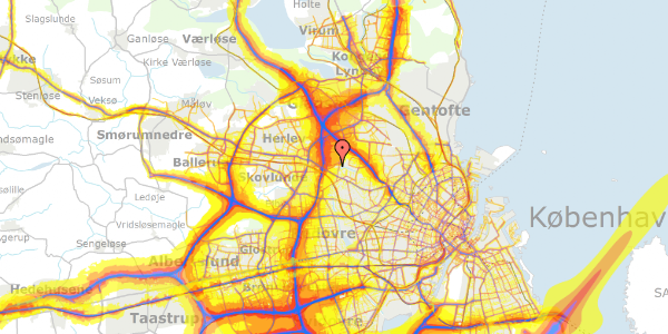 Trafikstøjkort på Muldager 48E, 1. tv, 2700 Brønshøj