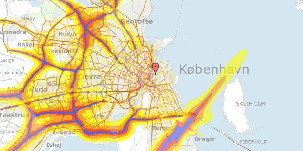 Trafikstøjkort på Nyhavn 31B, kl. , 1051 København K