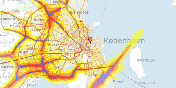 Trafikstøjkort på Nyhavn 31C, kl. , 1051 København K