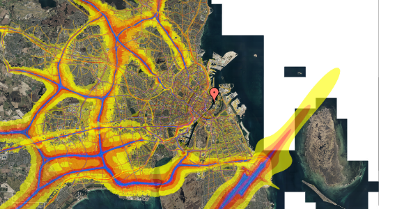 Trafikstøjkort på Nyhavn 31F, kl. 51, 1051 København K