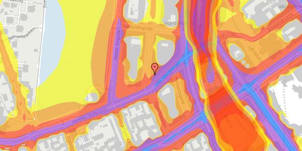 Trafikstøjkort på Nyropsgade 51, st. , 1602 København V