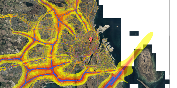 Trafikstøjkort på Nørrebrogade 27B, st. , 2200 København N