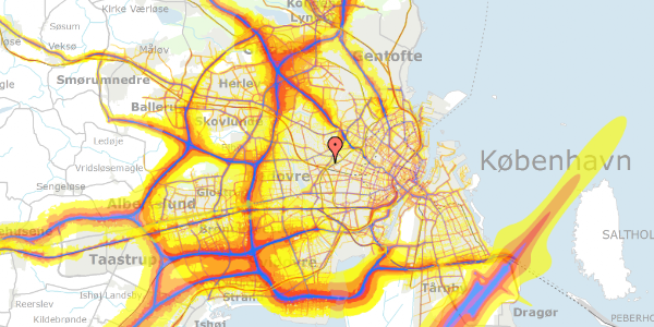 Trafikstøjkort på Randbølvej 9, 2720 Vanløse