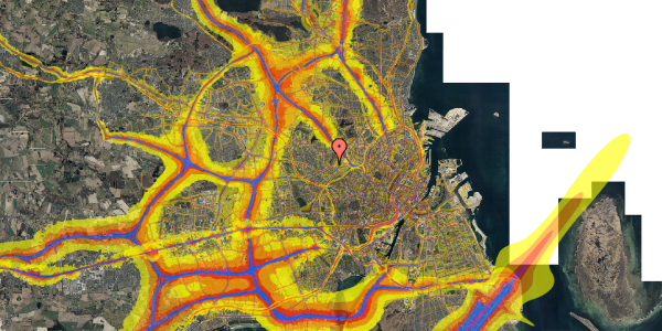 Trafikstøjkort på Ringholmvej 3, 1. , 2700 Brønshøj