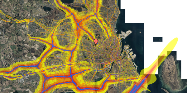 Trafikstøjkort på Ringholmvej 5, 2. th, 2700 Brønshøj