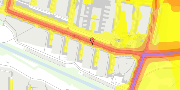 Trafikstøjkort på Ruten 57, 1. th, 2700 Brønshøj