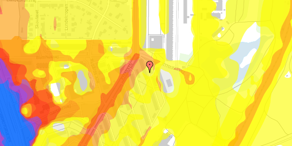 Trafikstøjkort på Ryparken 192, 1. th, 2100 København Ø