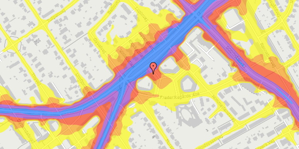 Trafikstøjkort på Sallingvej 23, 2. th, 2720 Vanløse