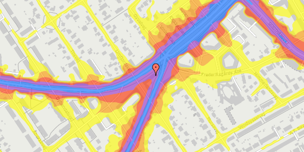 Trafikstøjkort på Sallingvej 31, 2. th, 2720 Vanløse