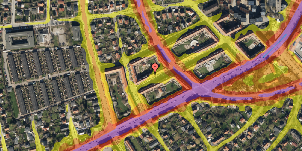 Trafikstøjkort på Sandbygårdvej 28, st. th, 2700 Brønshøj