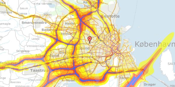 Trafikstøjkort på Selsøvej 9, 2720 Vanløse