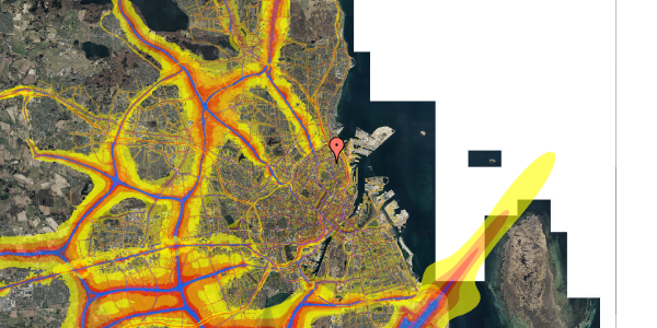 Trafikstøjkort på Serridslevvej 16, 4. 2, 2100 København Ø