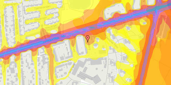 Trafikstøjkort på Skansebjerg 4, st. tv, 2700 Brønshøj