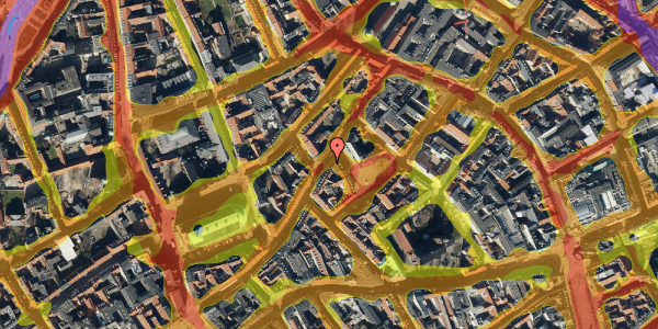 Trafikstøjkort på Skindergade 19, 3. , 1159 København K