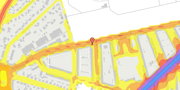 Trafikstøjkort på Skoleholdervej 39, st. th, 2400 København NV