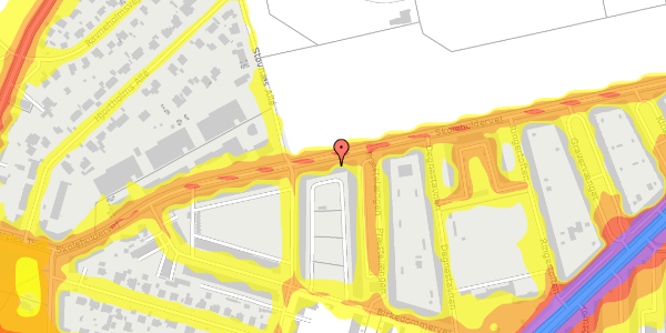 Trafikstøjkort på Skoleholdervej 41, st. th, 2400 København NV