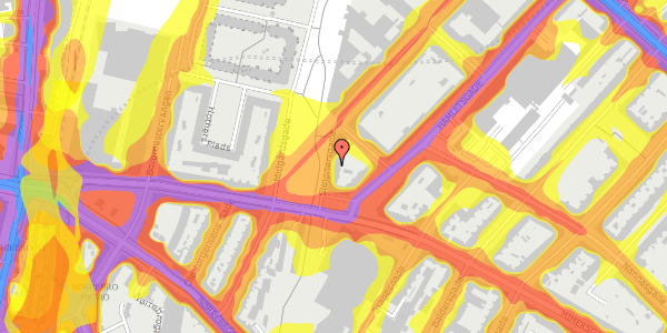 Trafikstøjkort på Slejpnersgade 6, 2. 2, 2200 København N