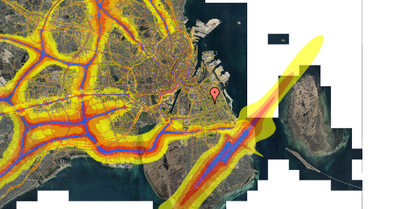 Trafikstøjkort på Smyrnavej 9C, st. , 2300 København S