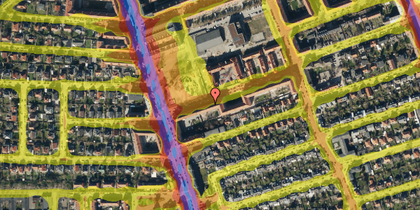 Trafikstøjkort på Smyrnavej 10, 2. th, 2300 København S