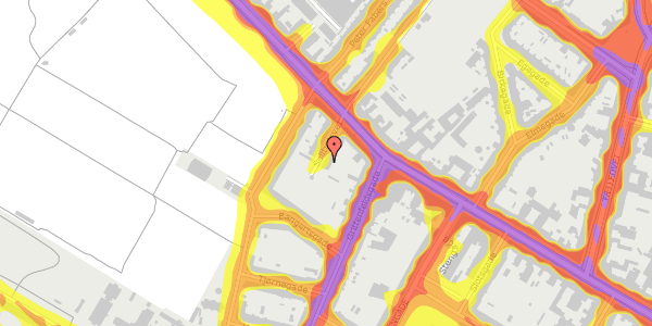 Trafikstøjkort på Solitudevej 5, st. , 2200 København N