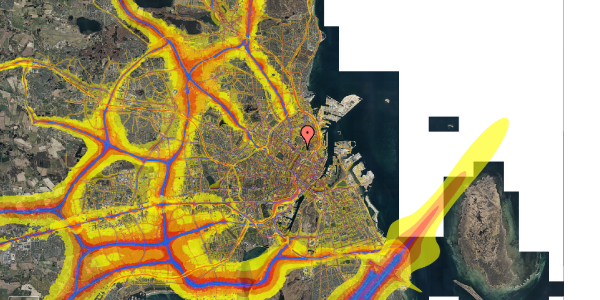 Trafikstøjkort på Sortedam Dossering 59E, 4. , 2100 København Ø