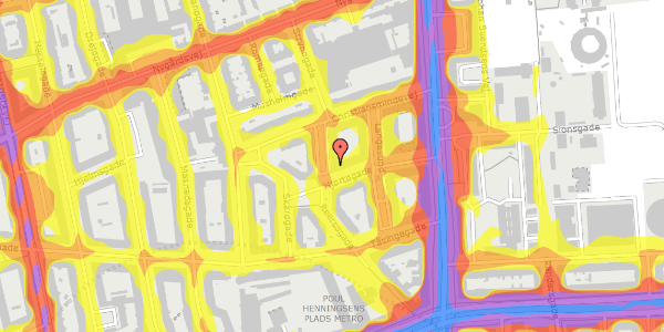 Trafikstøjkort på Stakkesund 6, st. th, 2100 København Ø