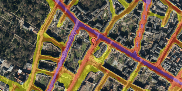 Trafikstøjkort på Stengade 6, 2. , 2200 København N