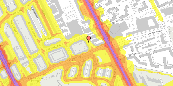 Trafikstøjkort på Sternberggade 4, 1. th, 2300 København S