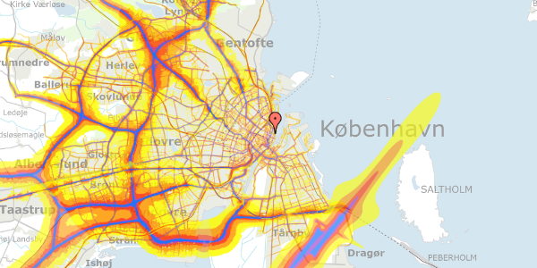 Trafikstøjkort på Store Kongensgade 57A, st. 1, 1264 København K