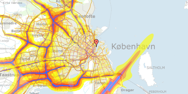 Trafikstøjkort på Store Kongensgade 93, st. tv, 1264 København K